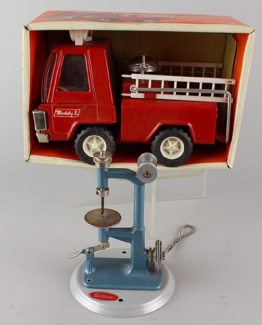 Wilesco German Steam Toy Drill Press& Buddy L (1 of 2)