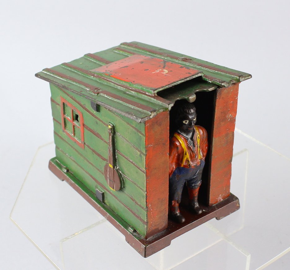 J.E. Stevens Black Cabin Bank Cast iron (1 of 7)