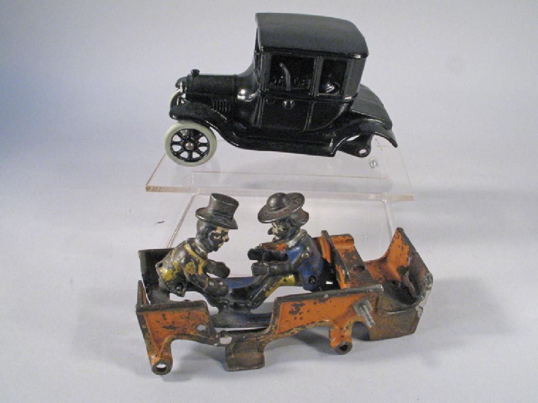 Arcade& Kenton Alphonse Cast Iron Parts Lot: Arcade& Kenton Alphonse & Gaston Cast Iron Parts Lot, 7 and 7 inches