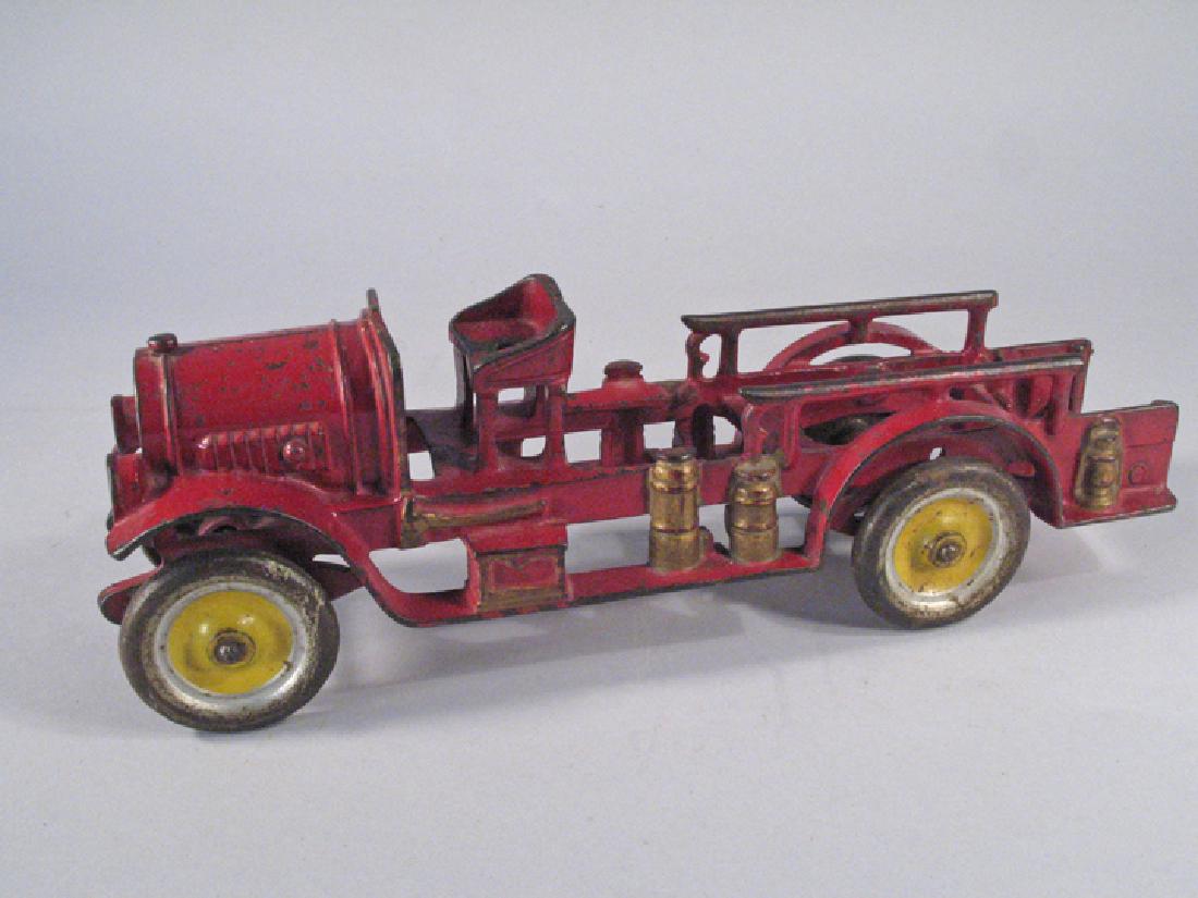 Kenton Cast Iron Ladder Truck: Kenton Cast Iron Ladder Truck, 12 inches