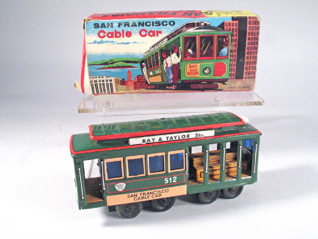 Japan Tin Litho Cable Car In Box (1 of 2)