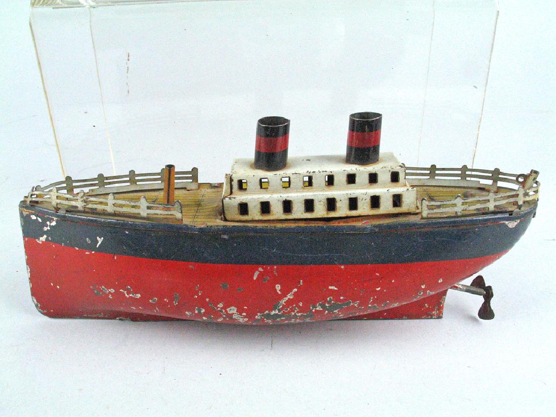German Tin Litho Ocean Liner (1 of 2)