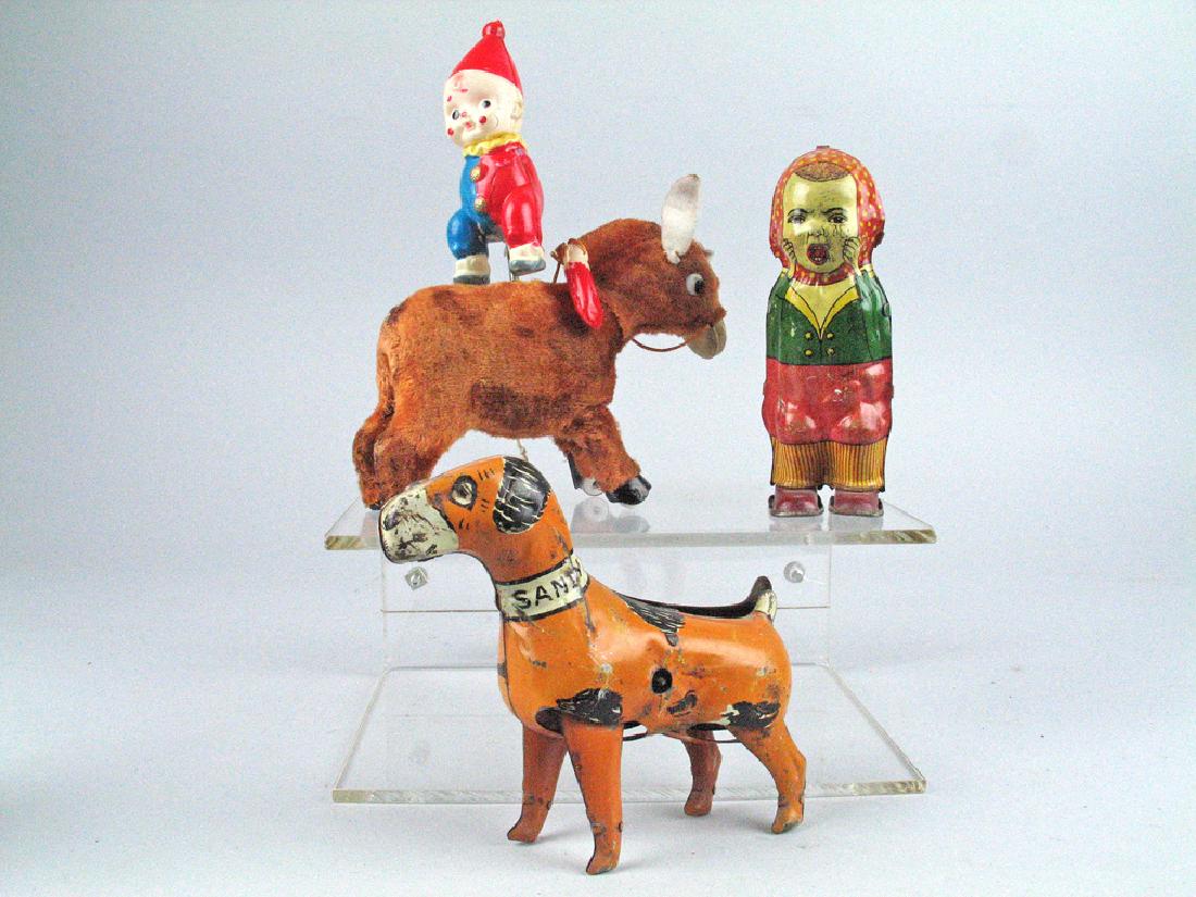 Tin Litho Wind Up Lot Marx Sandy & Chein Boy (1 of 2)