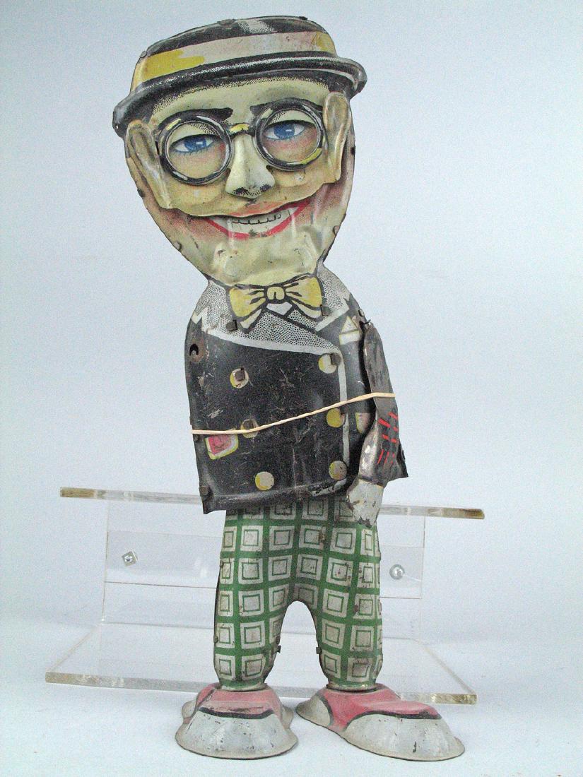 Marx Tin Funny Face Harold Lloyd Windup Walker (1 of 2)