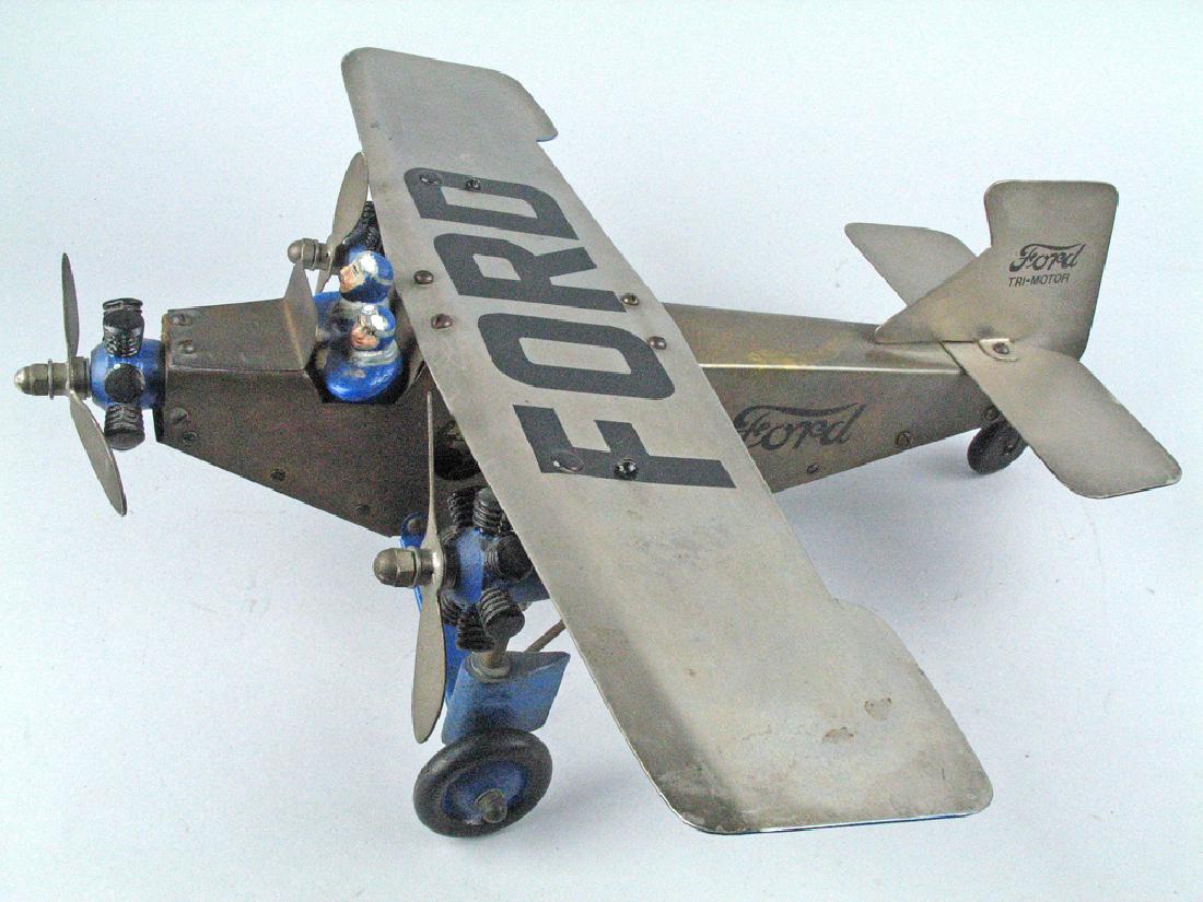 Ford Tri Motor Plane Pressed Steel Mettoy (1 of 4)