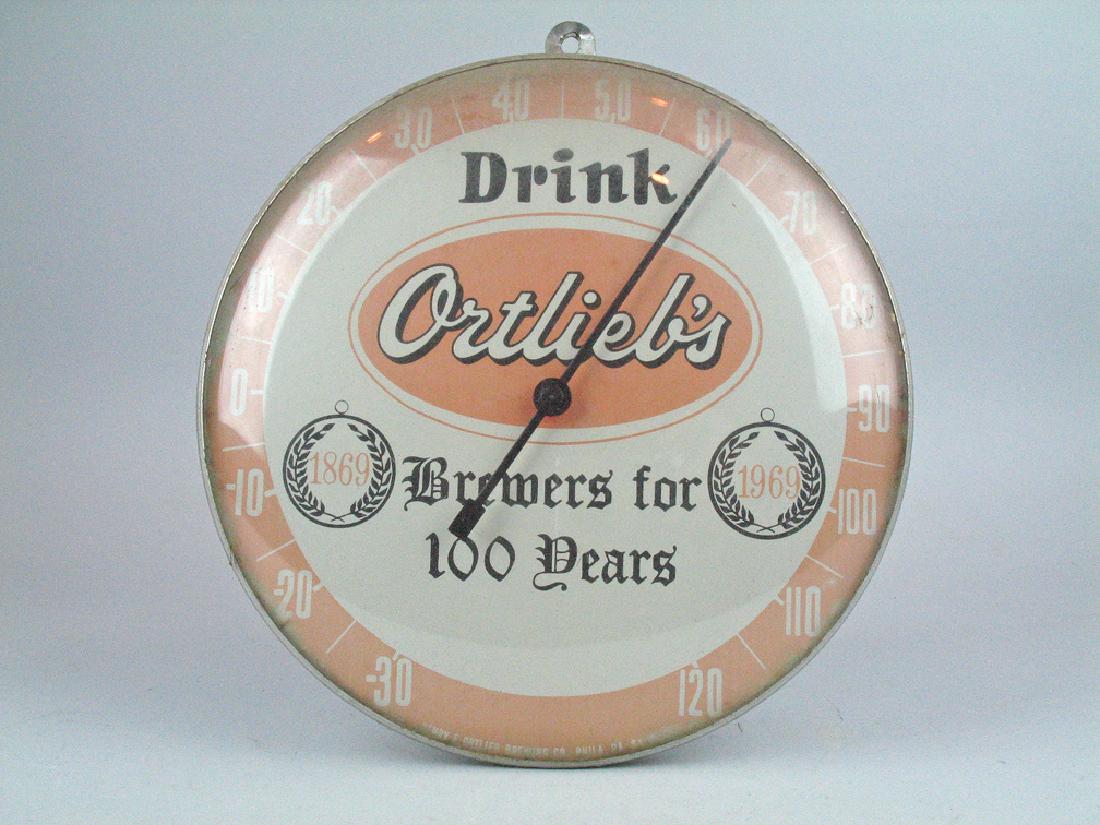 Ortliebs Beer Thermometer Advertising (1 of 2)