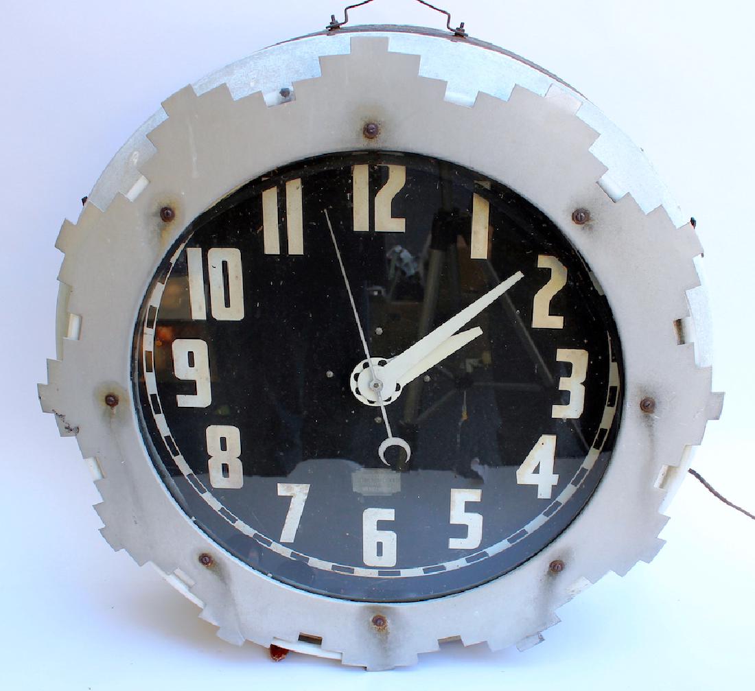 Aztec Electric Neon Clock Cleveland Oh Apr 29 2017 American Antique Auctions In Nj