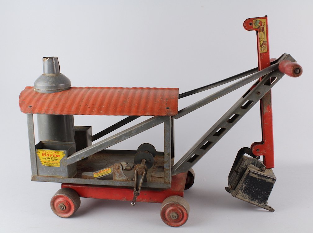 Keystone Pressed Steel Ride Em Steam Shovel (1 of 2)