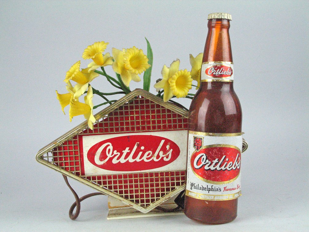 Ortliebs Light Up Advertising Beer Sign (1 of 2)