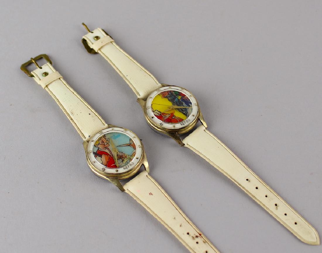 1960s Pinnochio Flicker Swiss Watch Pair Nepro (1 of 4)