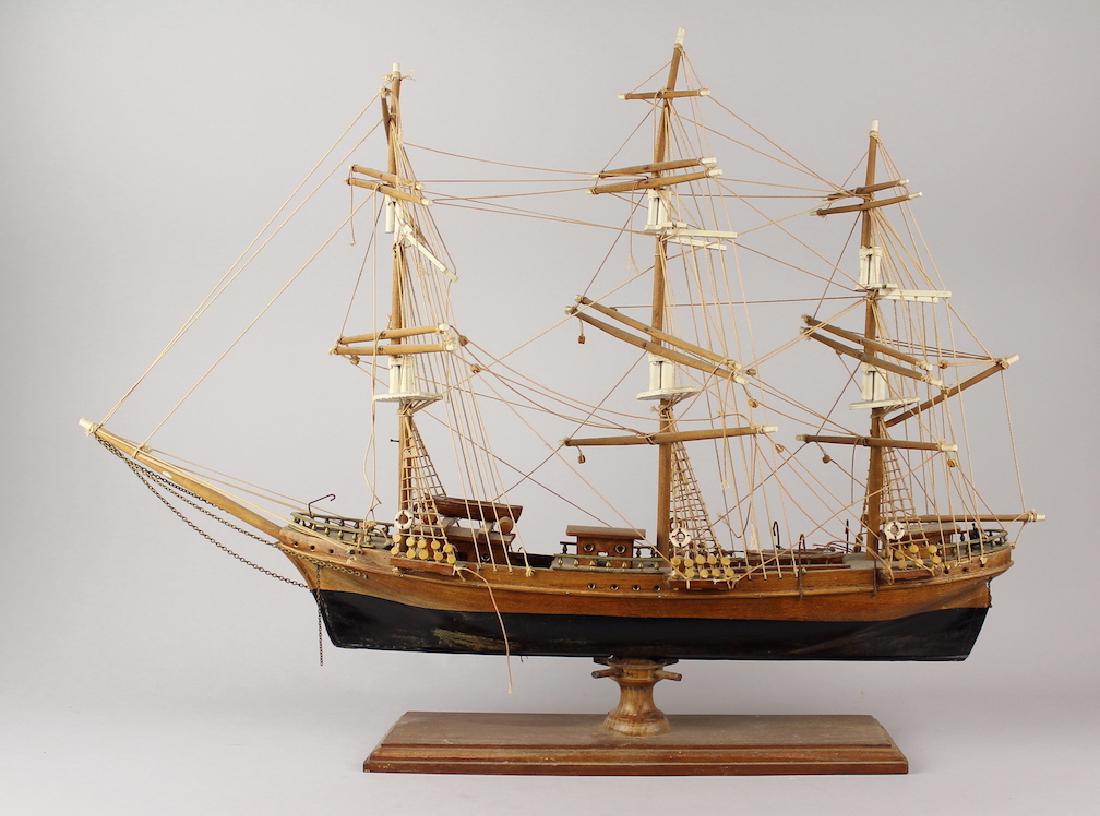 Spanish Sailing Ship Wooden Model (1 of 3)