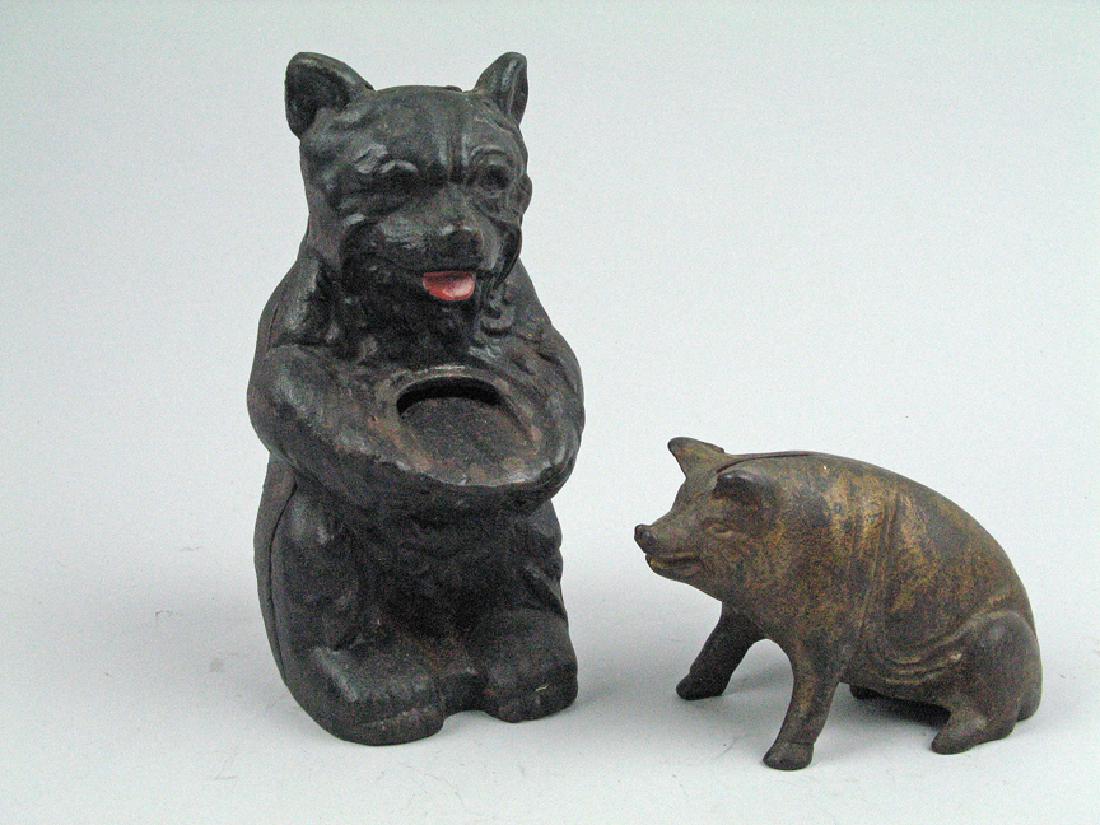 Cast Iron Still Bank Lot 1930\'s (1 of 2)