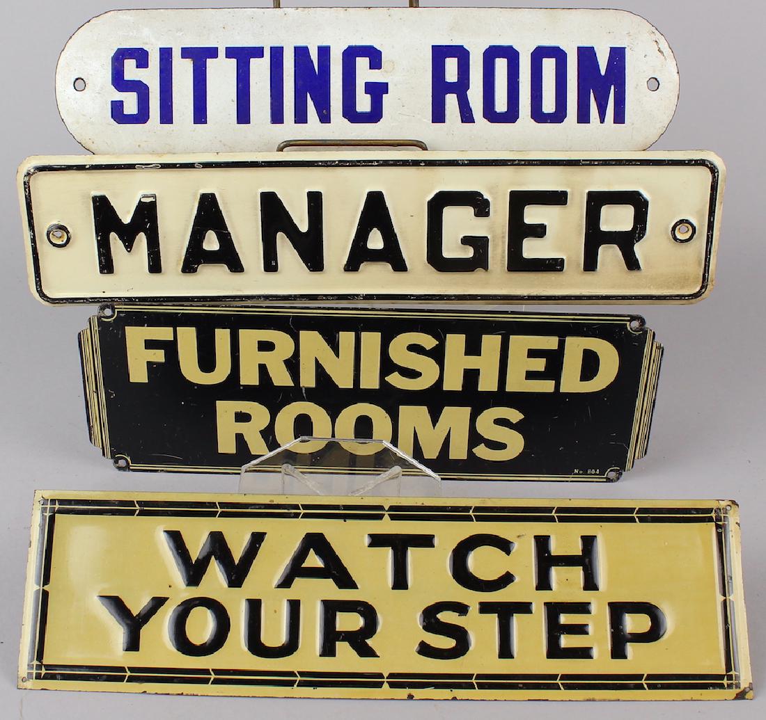 Boarding House Signs Porcelain Sitting Room (1 of 1)