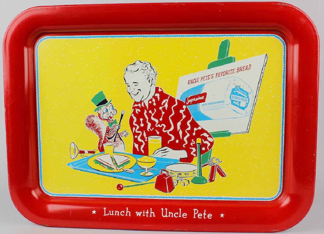 Supreme Bread Metal Tray Uncle Pete at Lunch (1 of 2)