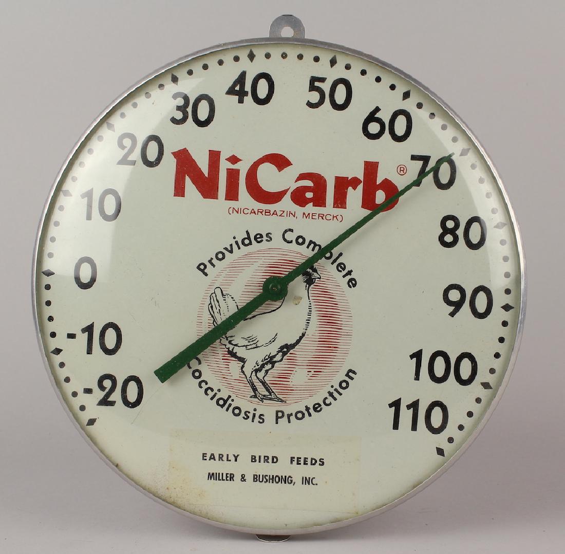Ni-Carb Chicken Feed Advertising Thermometer (1 of 2)