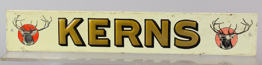 Kerns Deer Embossed Sign Stag head (1 of 2)