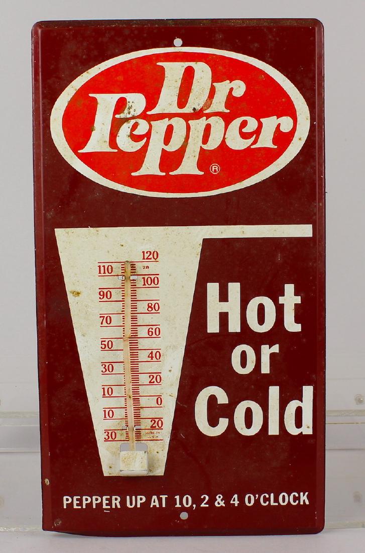 Dr. Pepper Advertising Thermometer (1 of 1)