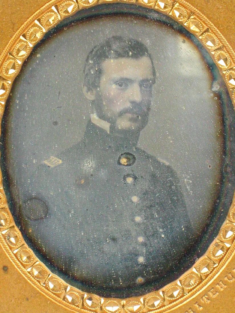 Daguerreotype Civil War Era Union  Officer (1 of 3)