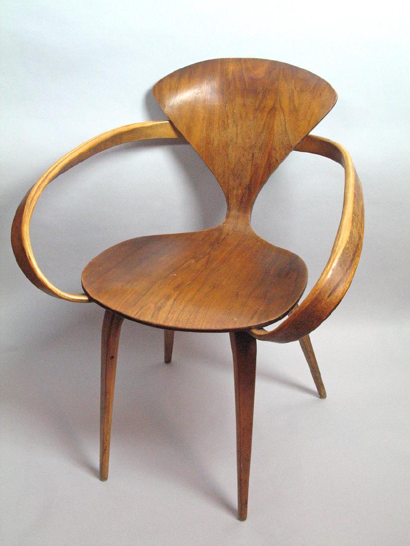 Norman Cherner Mid Century Arm Chair 1950's (1 of 3)