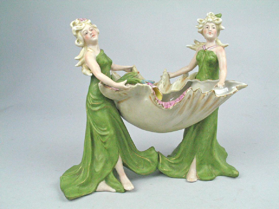 Amphora Art Nouveau Figural Bowl (1 of 3)