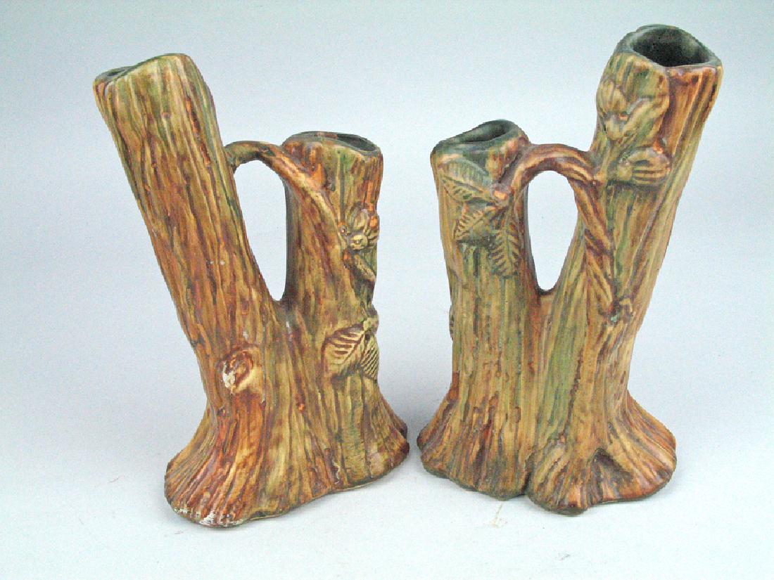 Weller Candle Stick Holder Pair (1 of 2)