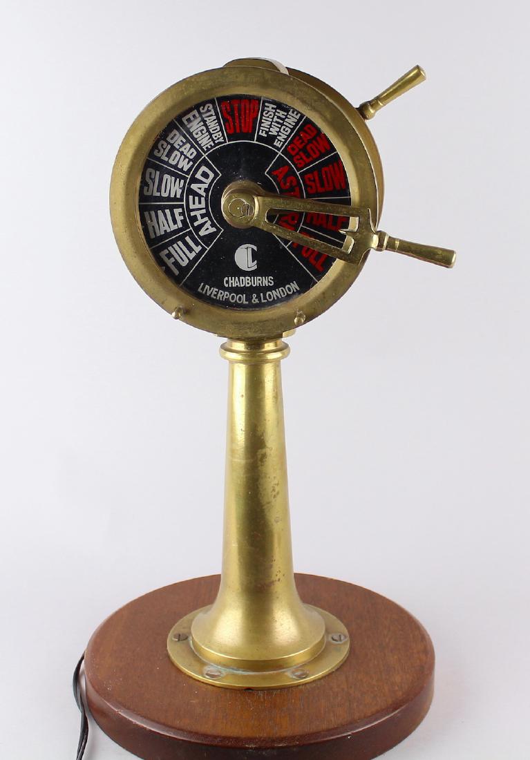 Brass Ship Telegraph Chadburns Liverpool (1 of 5)