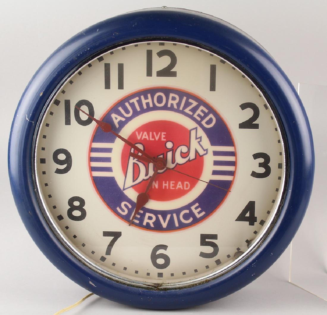 Buick Service Advertising Clock (1 of 3)