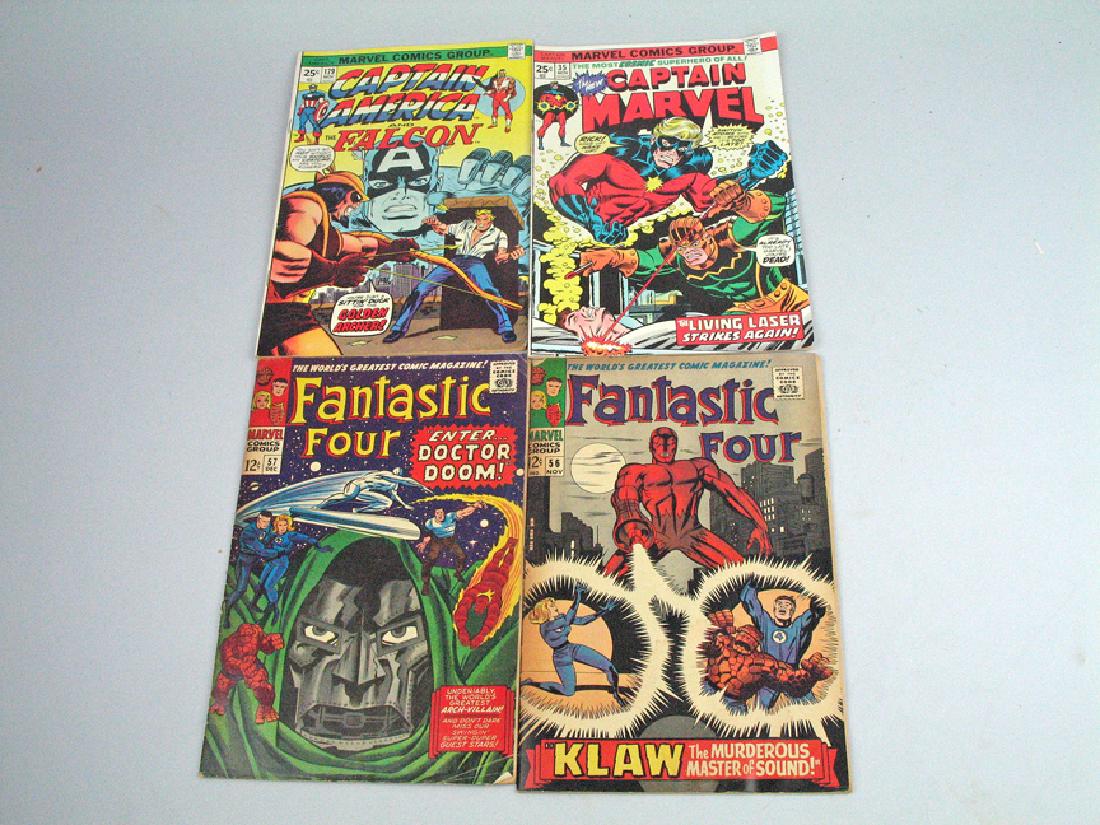 Fantastic Four Comic Lot 1960\'s Capt America (1 of 2)