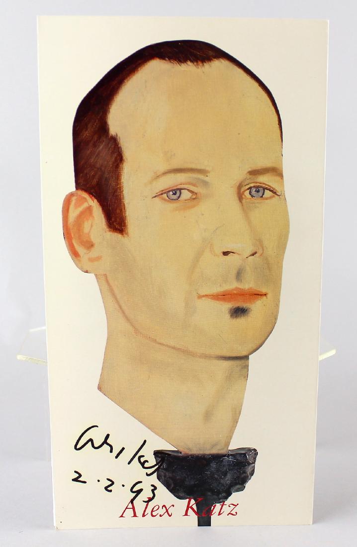 Alex Katz Signed Fold Out Litho (1 of 3)