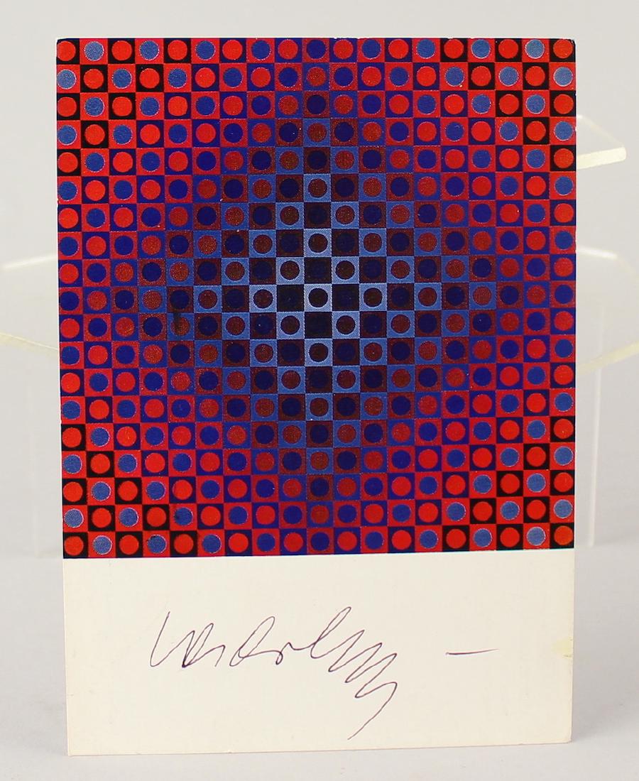 Victor Vassarely Artist Signed Litho (1 of 1)