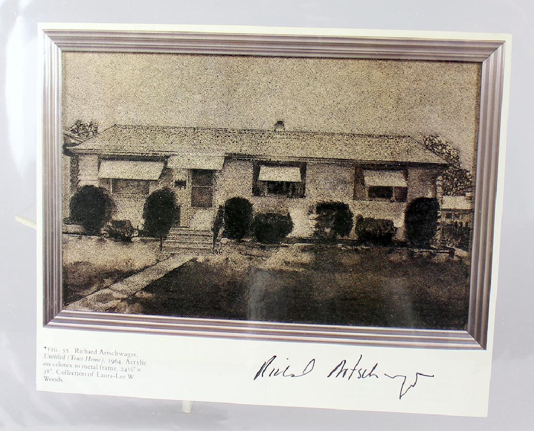 Richard Artschwager Signed Litho Bungalow (1 of 1)