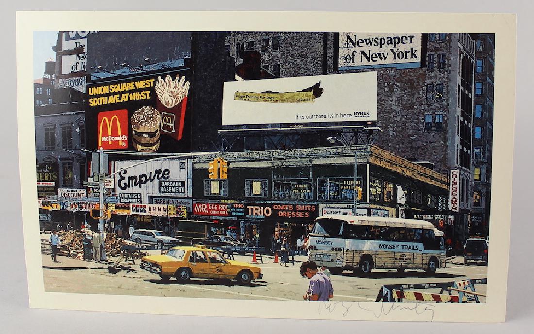 Roger Winter Signed Litho: Roger Winter Signed Litho 5 1/2x 9 inches. All autographs & signed ephemera presented here is from the Cordelia Platt autograph collection. Highly regarded in the autograph industry, Cordelia was the