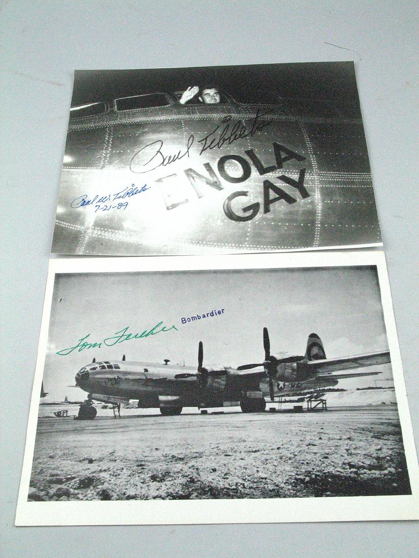 Paul Tibbets, Enola Gay Autograph Hiroshima (1 of 2)