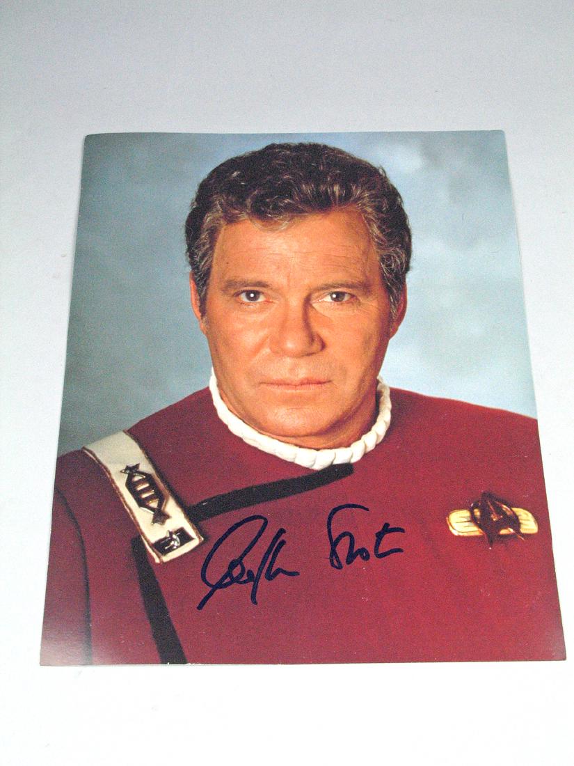 William Shatner  Star Trek Autograph (1 of 2)