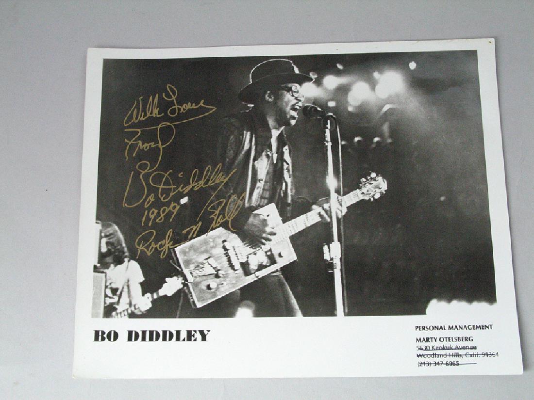 Bo Diddley Autograph (1 of 2)