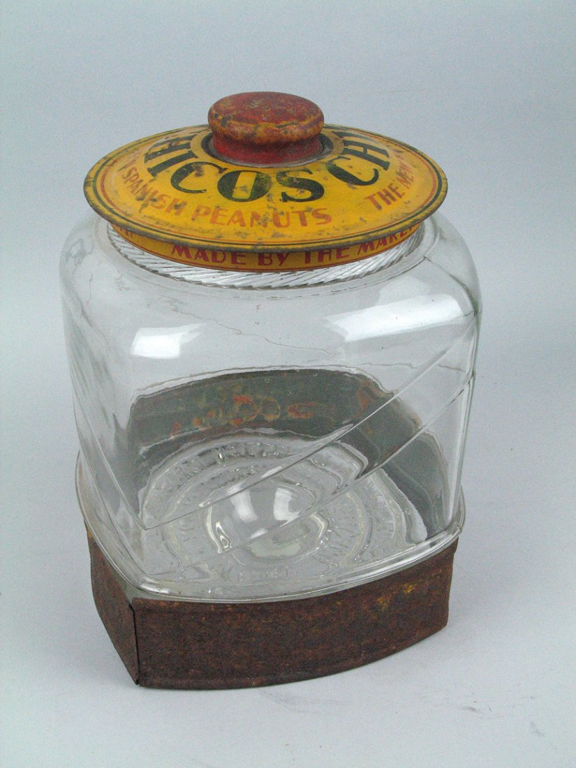 Chico Peanuts Glass Store Display Jar (1 of 4)