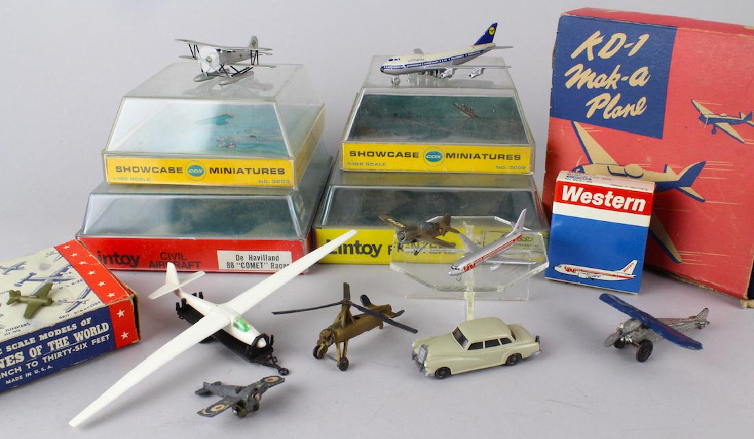 Airplane Lot with Cox & Lintoy Boxes (1 of 2)