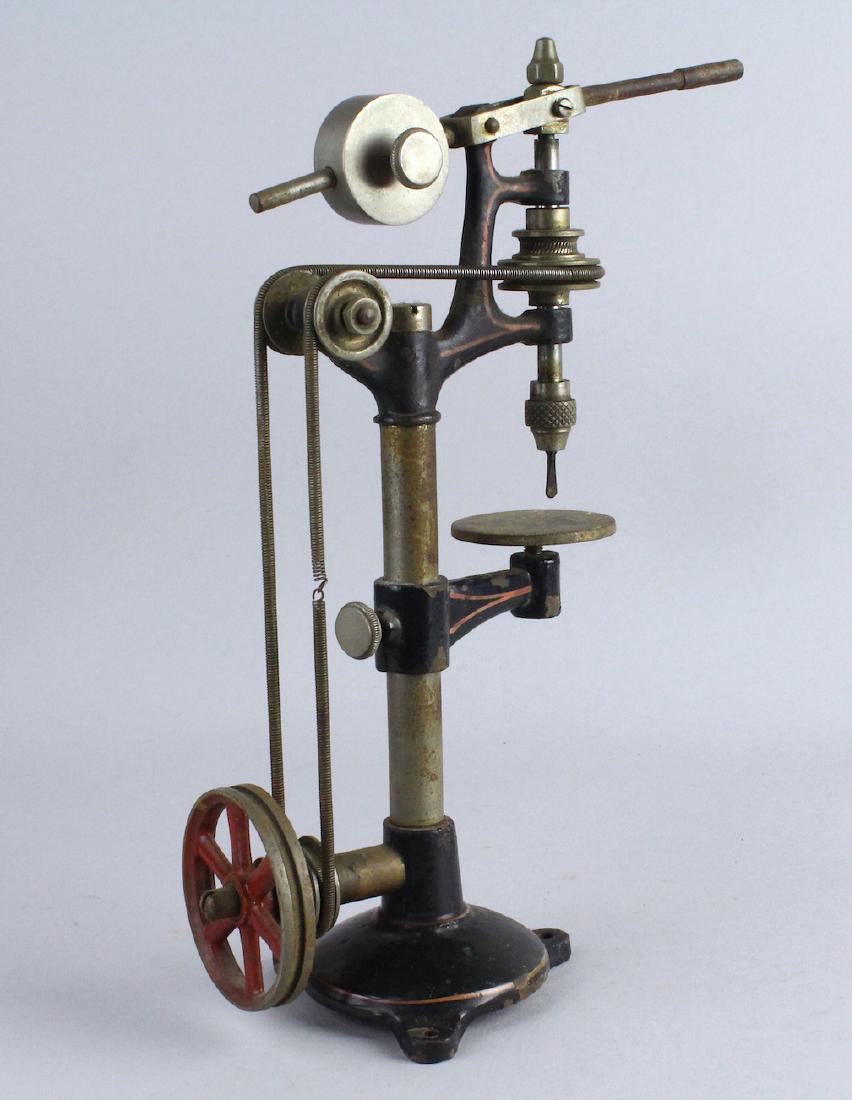 Bing German Cast Iron Drill Press (1 of 4)