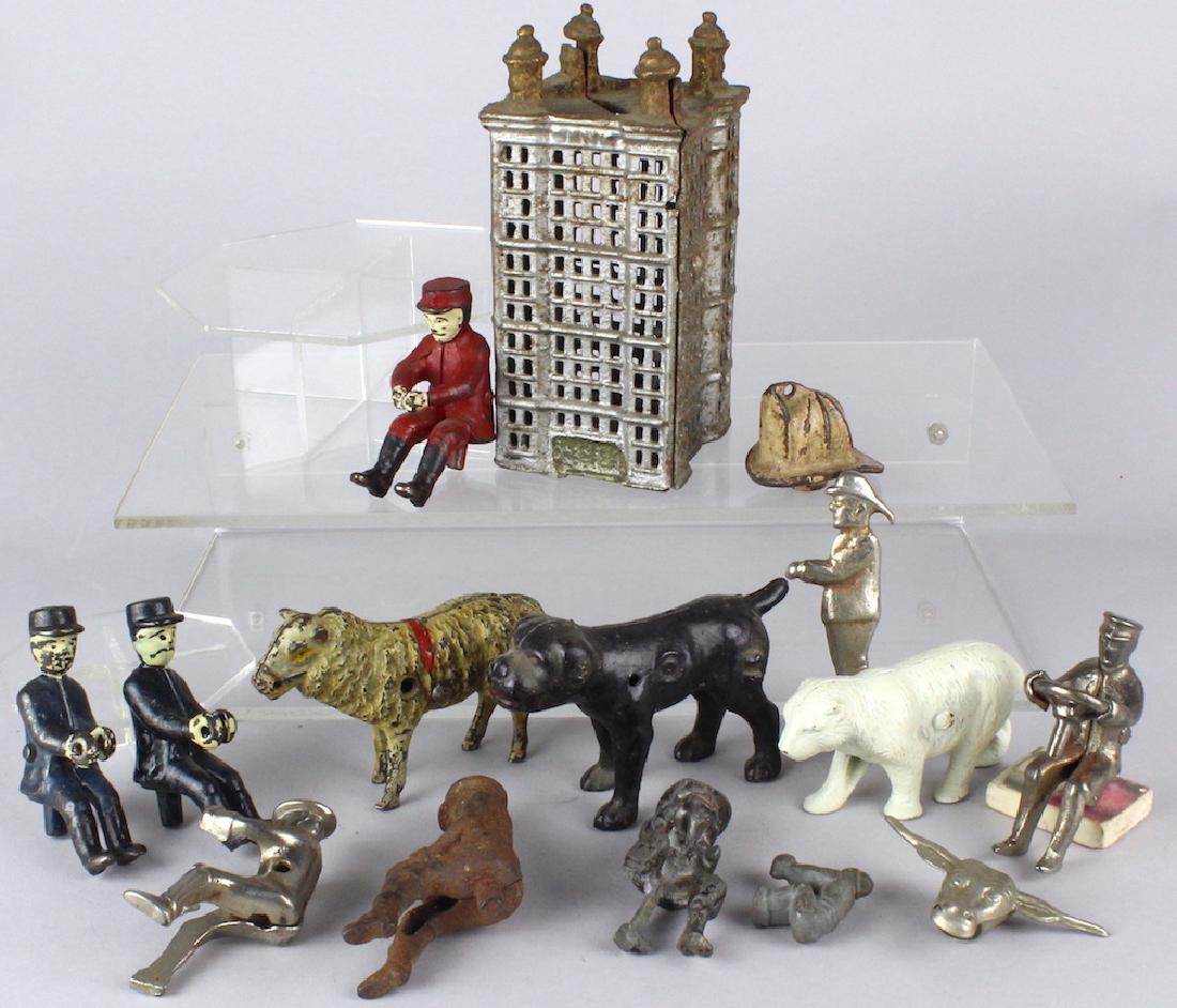 Cast Iron Drivers, Animals, & Bank (1 of 3)