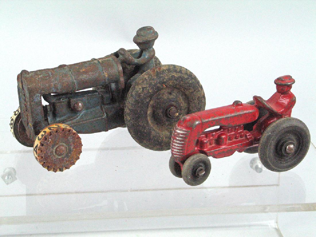 Arcade, Hubley Cast Iron Tractor Lot (1 of 2)