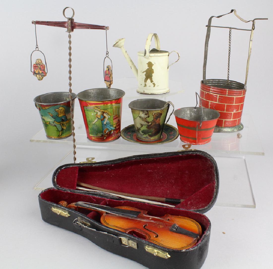 German Tin Toys, Czech Miniature Violin (1 of 3)