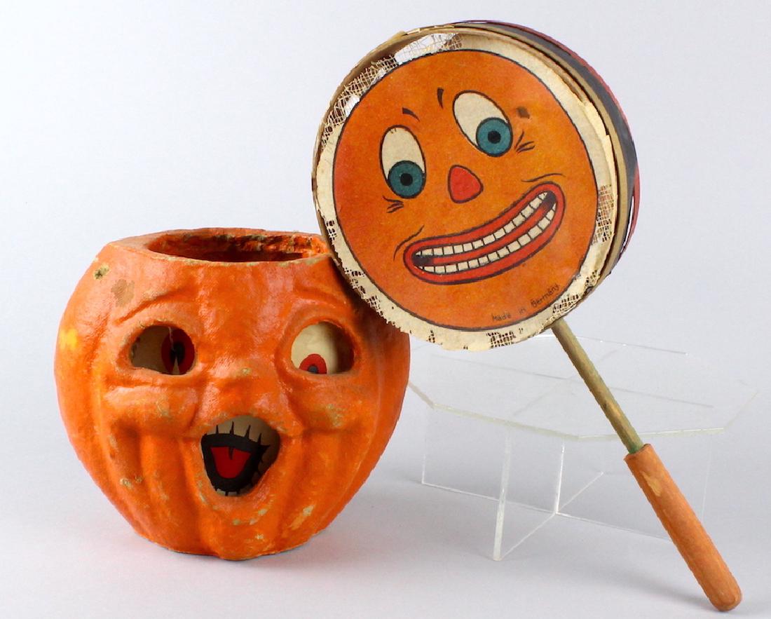 German Paper Halloween Parade Toy & Pumpkin (1 of 3)