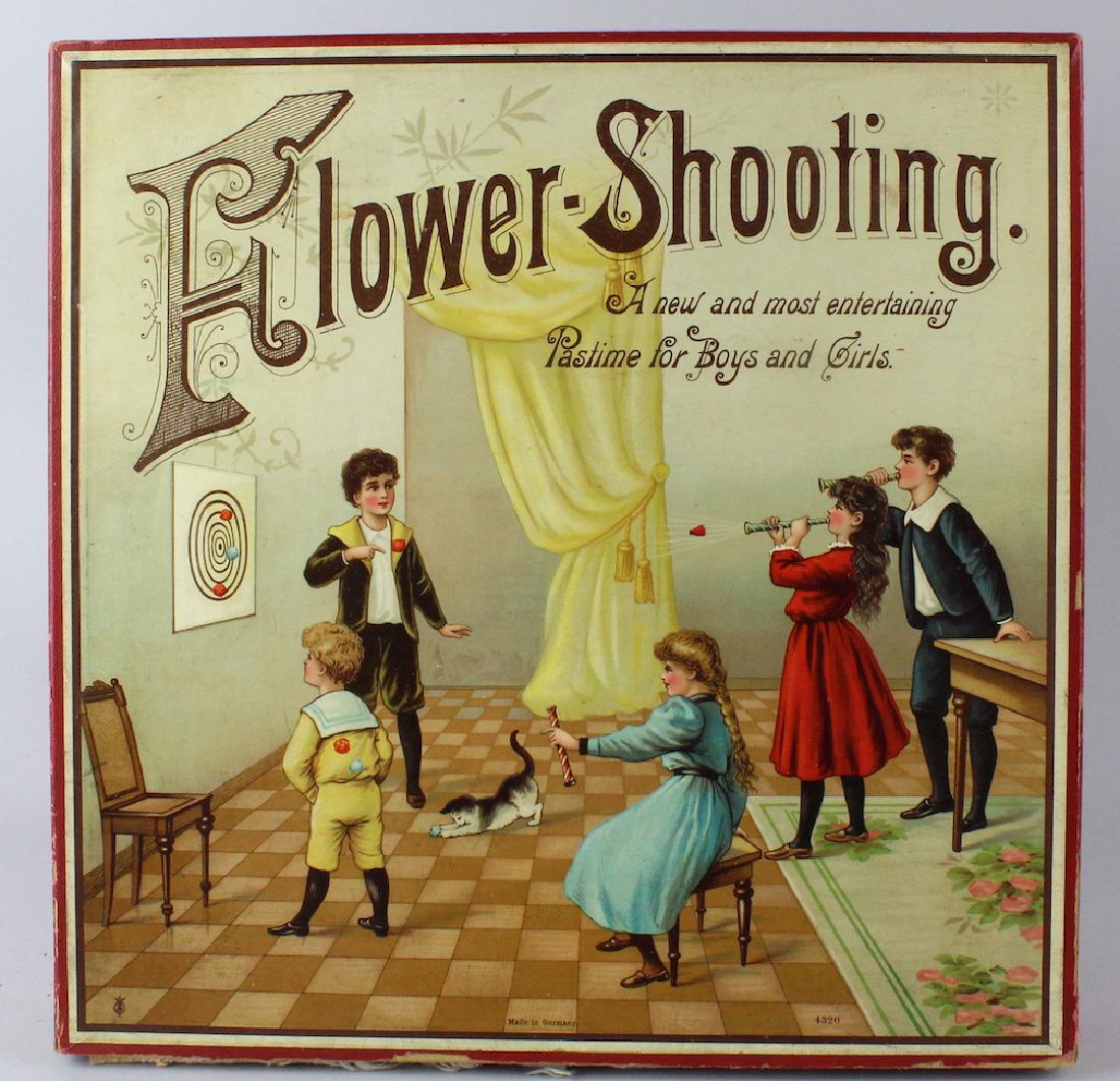 Germany Litho Flower Shooting Game Mint (1 of 3)