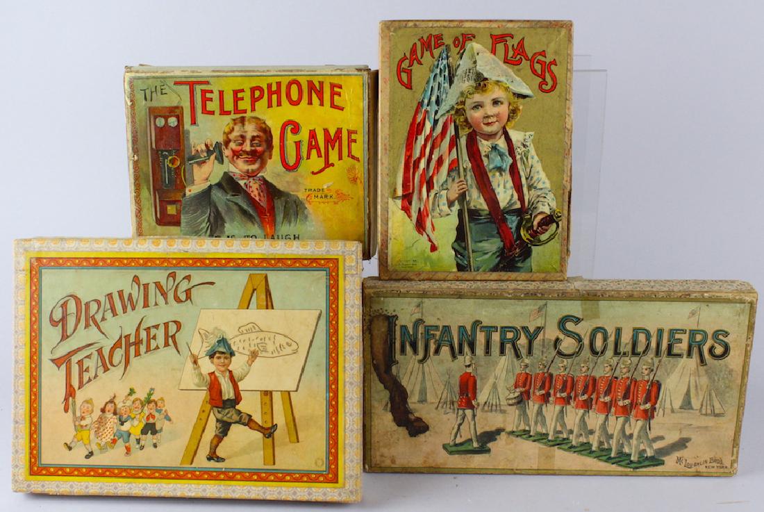 19th Century Litho Games Telephone, Soldiers (1 of 3)
