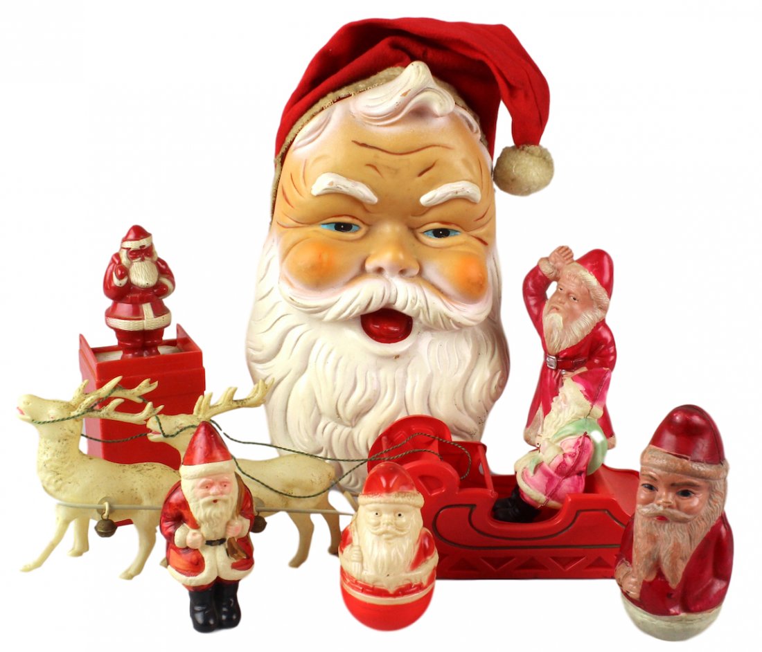 Antique Santa Claus Group (1 of 3)