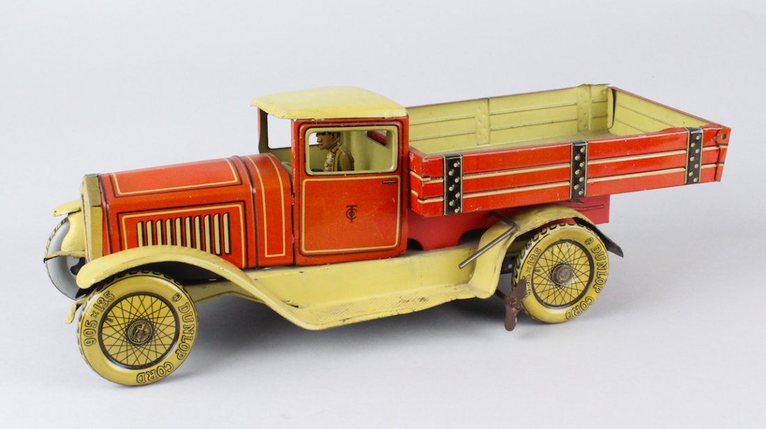 Tipp Tippco German Tin Dump Truck with Driver (1 of 5)