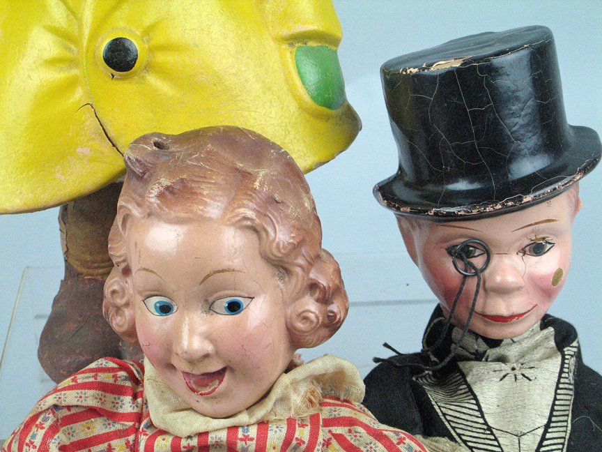 Charlie McCarthy Composition Doll & Character Doll (1 of 2)