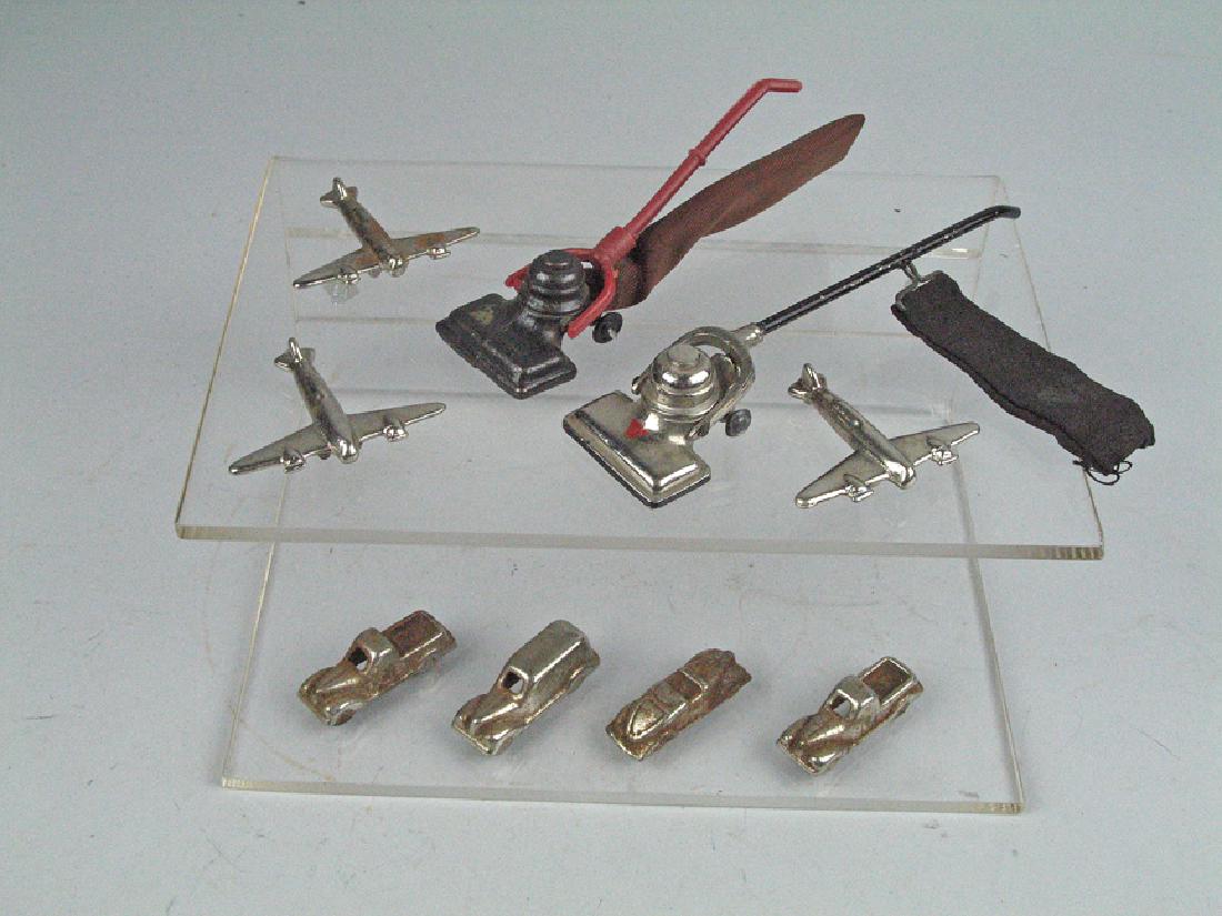 German Nickel Toy Vacuum Cleaner Lot (1 of 3)