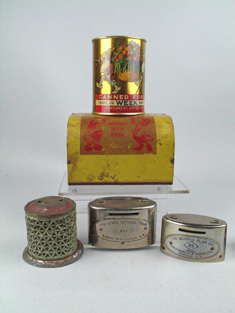Donald Duck Bank And Cage Bank Lot (1 of 1)