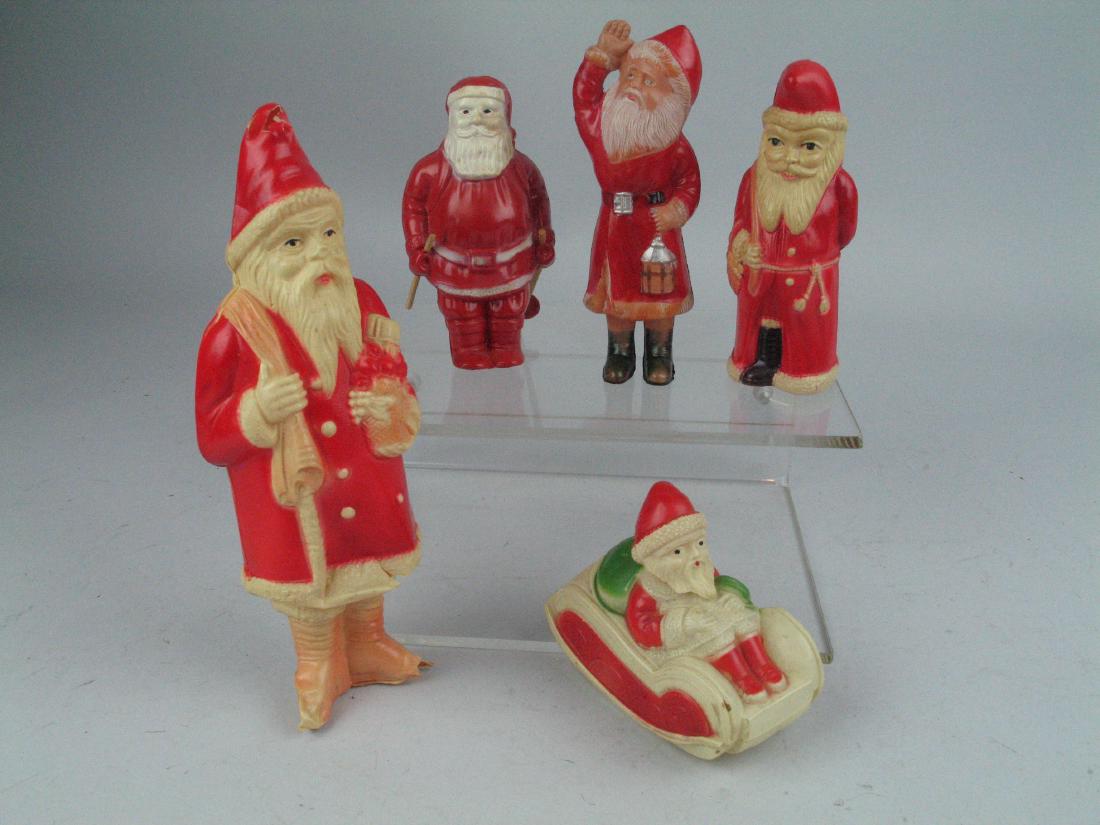Santa Claus Celluloid Lot of Five (1 of 1)